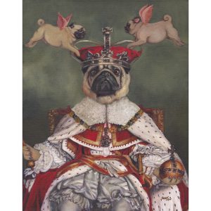 Royal Pug, Print "Pug Coronation"