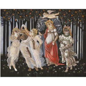 "Primavera Kitties" Prints, Sandro Botticelli's Primavera But With Cats